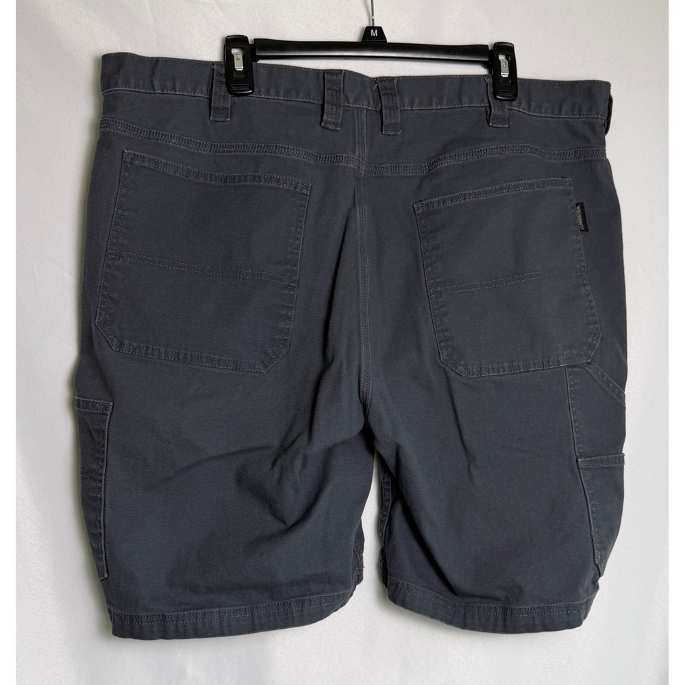 Wolverine Mens Canvas Utility Shorts Charcoal Gray Size 44 Stretch Workwear 9 In - Picture 2 of 6